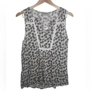 Lucky Brand Printed Sleeveless Top a size M